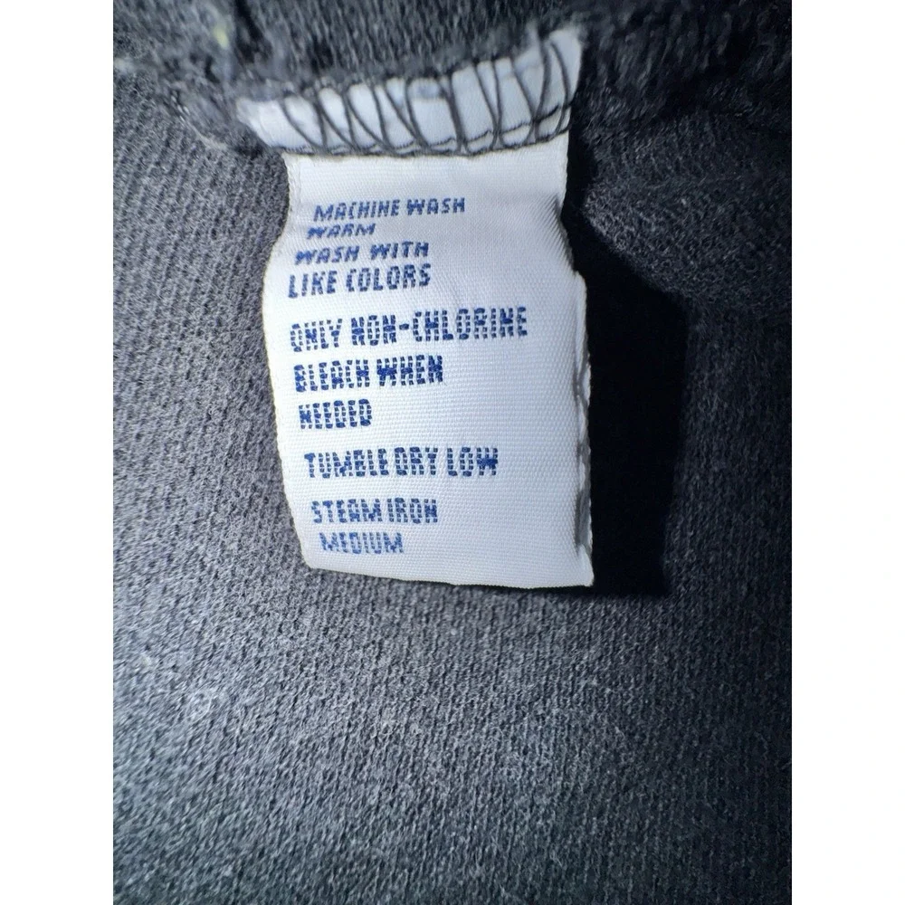 Polo Ralph Lauren XXL Long Sleeve Polo Charcoal Grey Thin Loose 100% Cotton